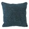 20-inch by 8-inch Double-corded Patterned Jacquard Chenille Bolster Pillow with Insert - Blue Floral
